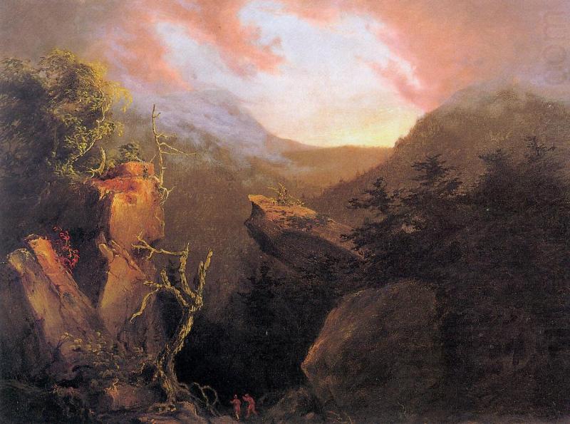 Thomas Cole Mountain Sunrise china oil painting image